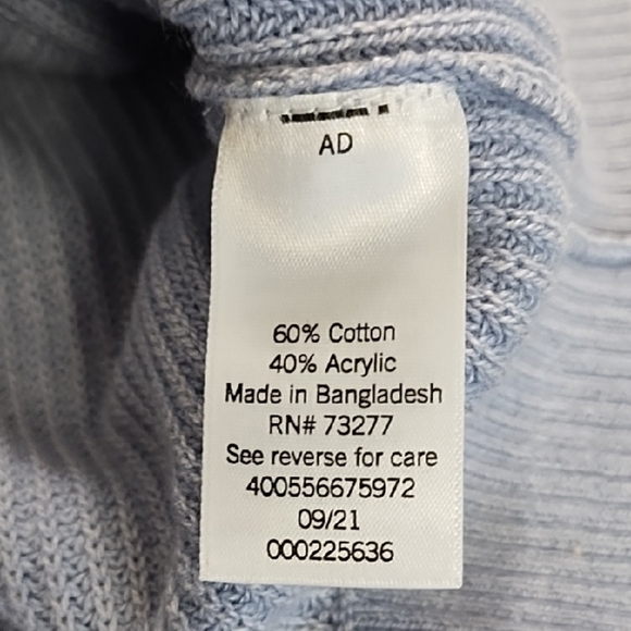 Lightweight Transitional Layering Boxy Sweater Natural Cotton Blend Wood Buttons - Picture 10 of 11